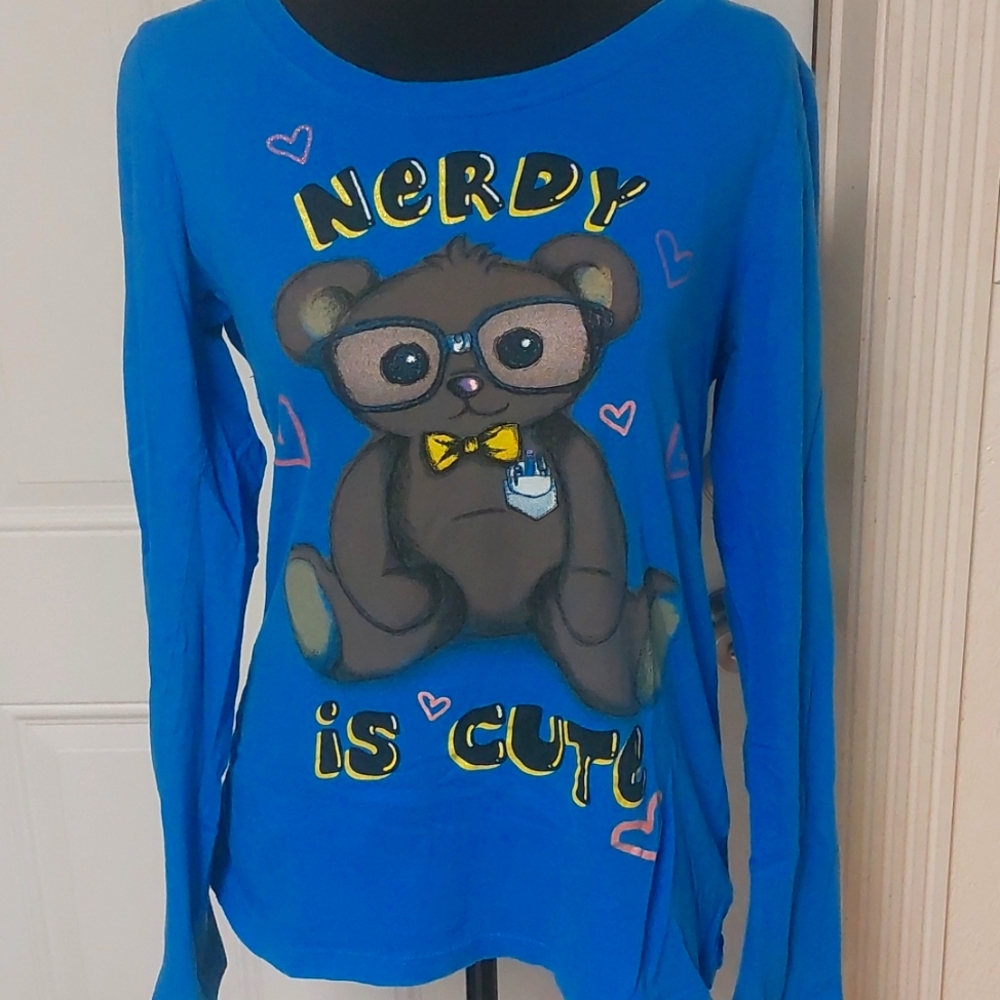 Juniors XXL Rocker Girl Long Sleeve Shirt